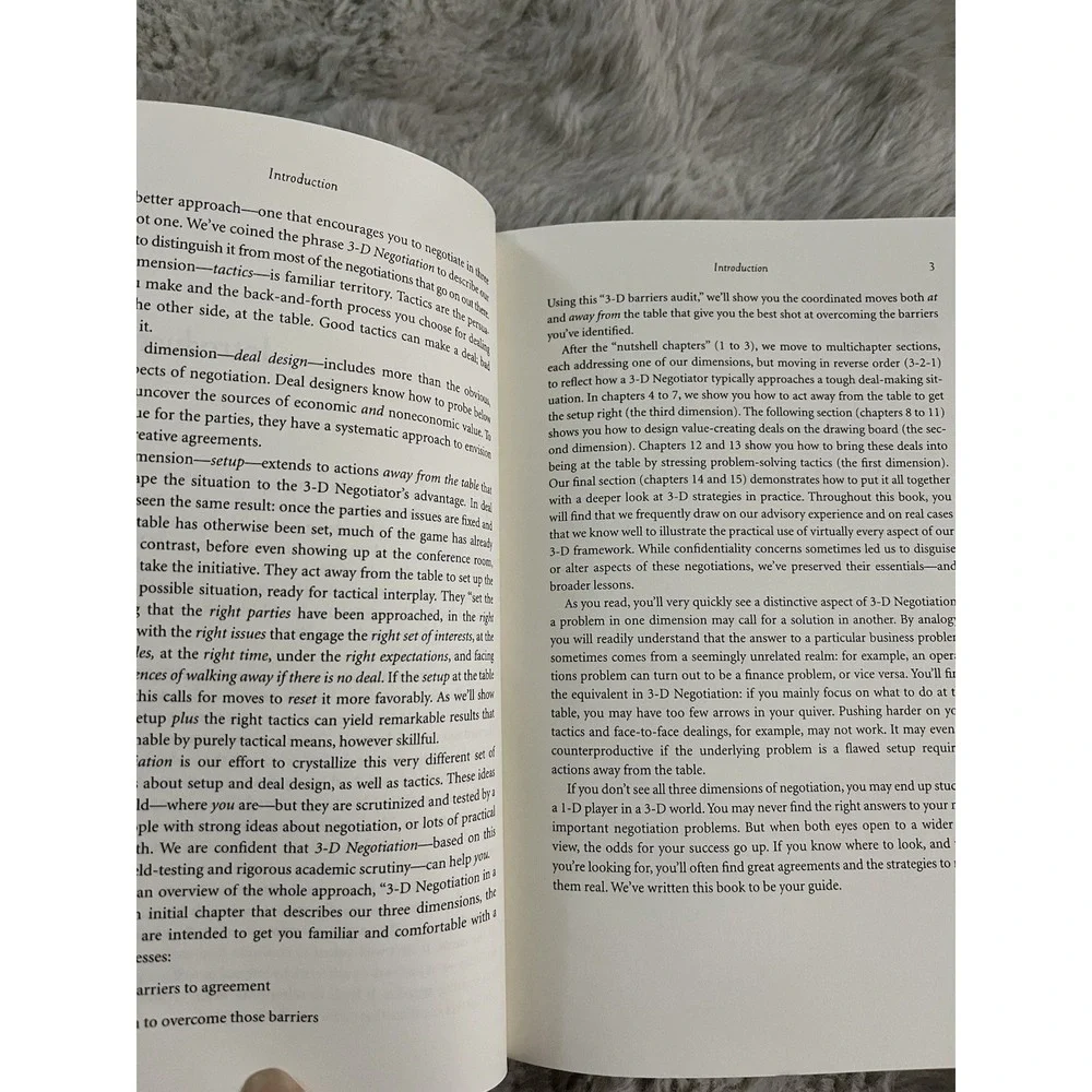 3-D Negotiation :‎ Powerful Tools to Change the Game...  Hardcover